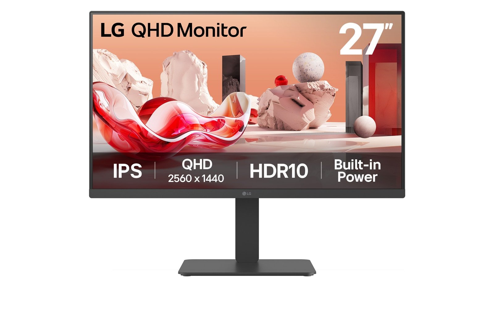 LG 27BA45QB-B computer monitor 68.6 cm (27") 2560 x 1440 pixels 2K LCD Black