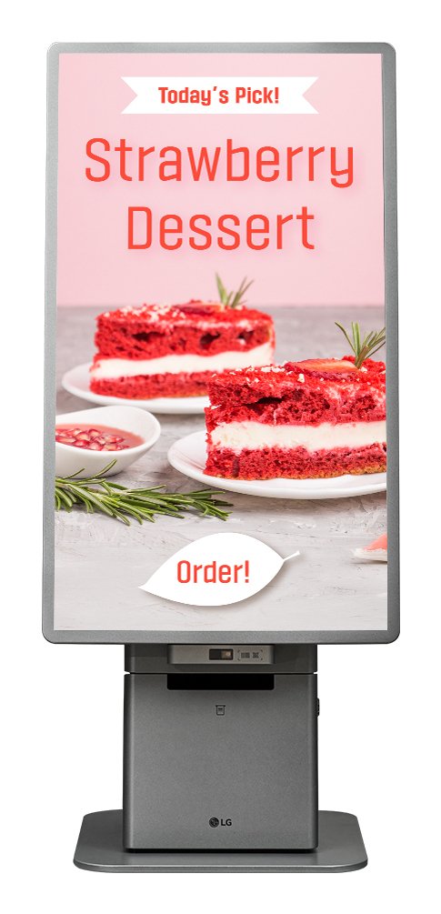 LG 27KC3P-M Signage Display Kiosk design 68.6 cm (27") LCD 300 cd/m² Full HD Silver Touchscreen