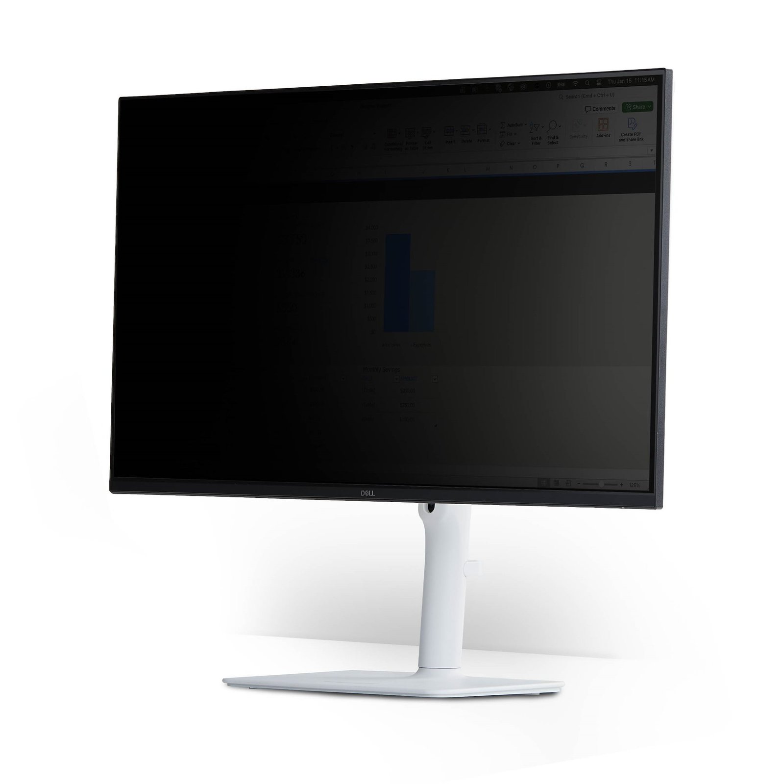 StarTech.com Magnetic Monitor Privacy Screen for 27" 16:9 Widescreen Display, Removable Filter, 27M69-PRIVACY-SCREEN