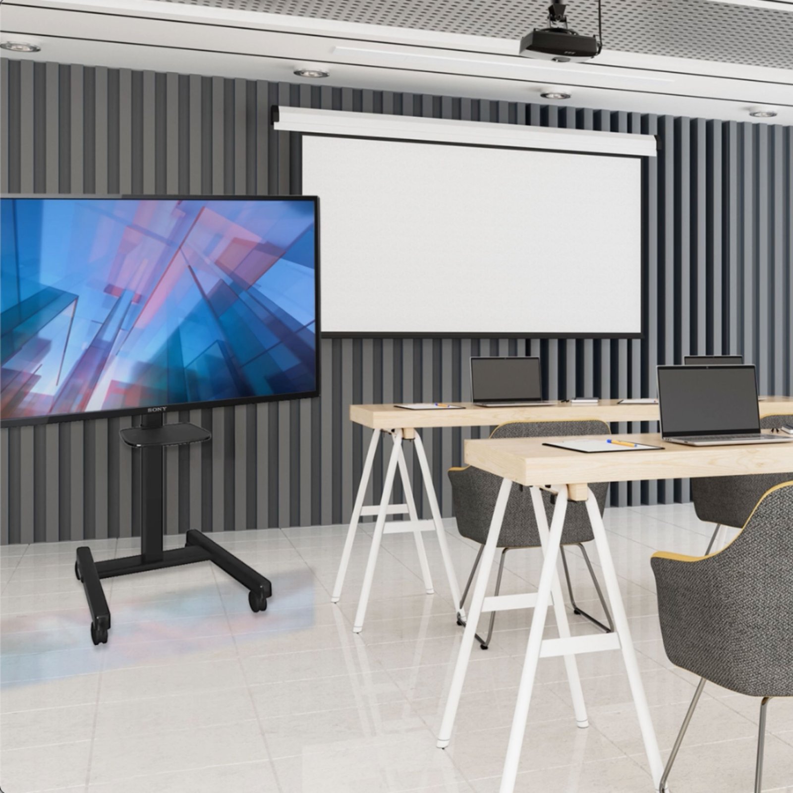 Chief Fit Mobile Cart for Interactive Displays RFCUB