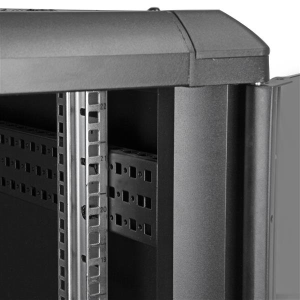 StarTech.com 22U Enterprise-Grade Flat Pack Server Rack Cabinet, 19in Enclosed 4-Post with 29in RK2236BKF