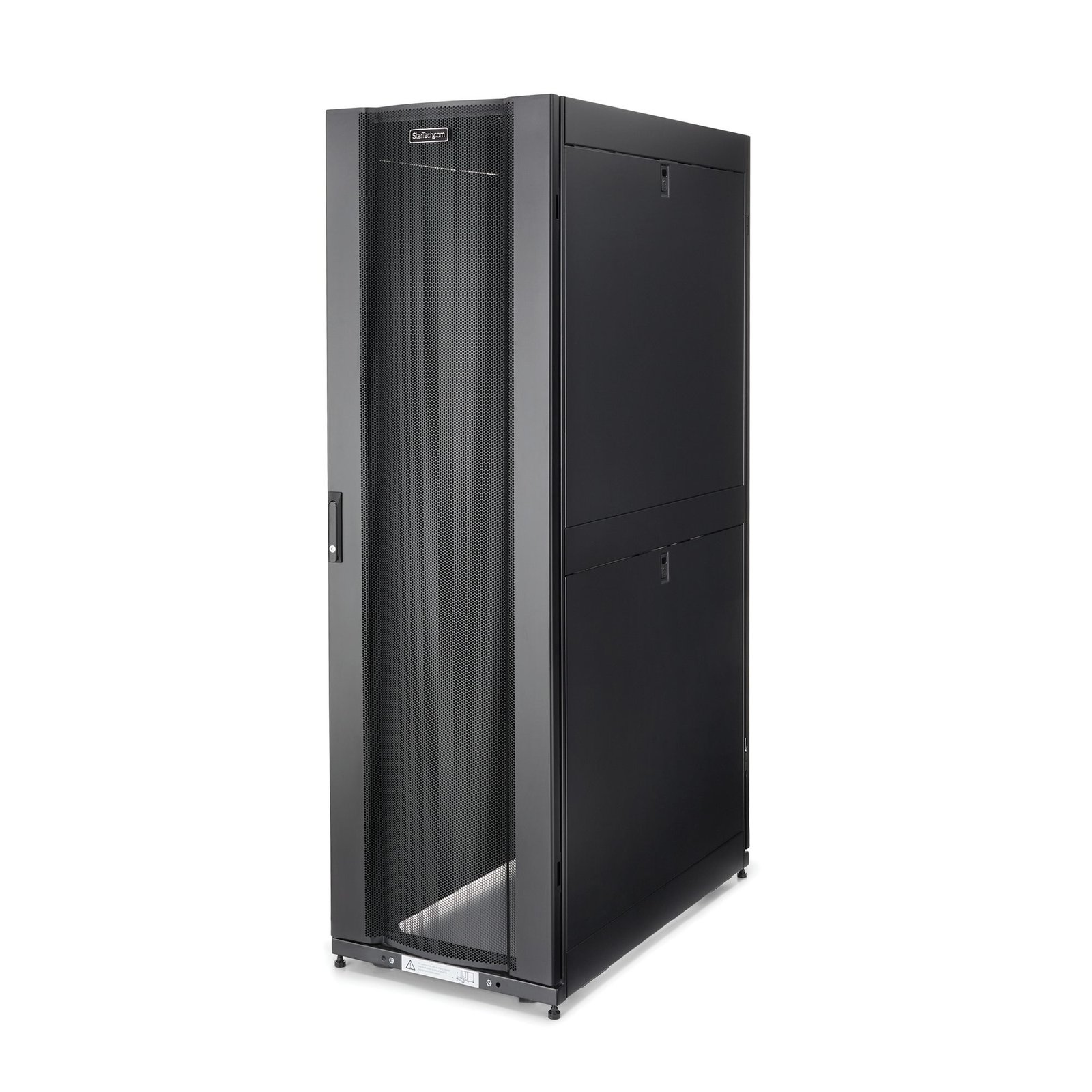 StarTech.com 42U Enterprise-Grade Server Rack Cabinet Kit, 19in Enclosed 4-Post with Built-in Cable RK4242BK24