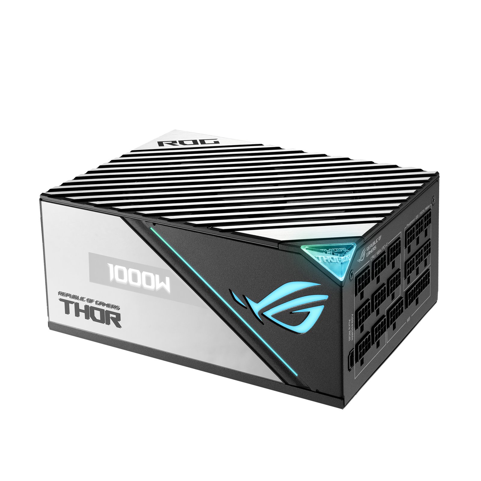 ASUS ROG-THOR-1000P2-GAMING power supply unit 1000 W 24-pin ATX Black, Silver