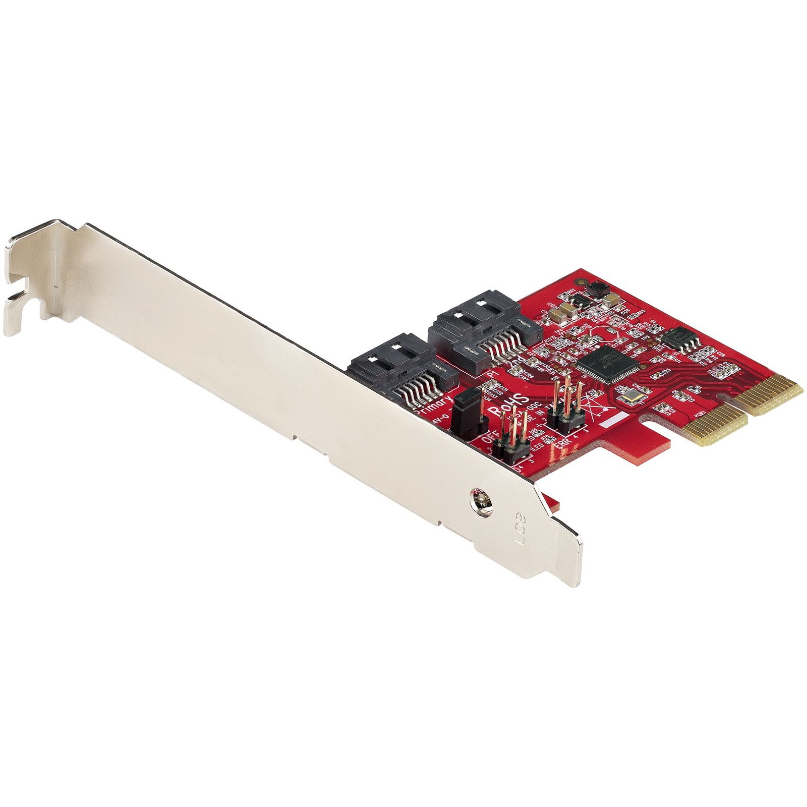 StarTech.com SATA PCIe Card - 2 Port Expansion - 6Gbps - Full/Low Profile - PCI Express to 2P6GR-PCIE-SATA-CARD