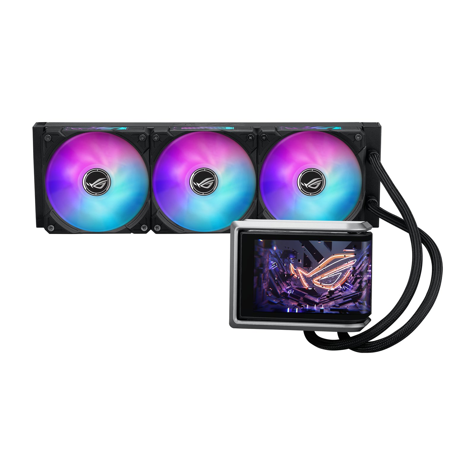 ASUS ROG RYUO IV 360 ARGB Processor All-in-one liquid cooler 12 cm Black ROGRYUOIV360ARGB