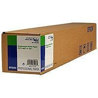 Epson Singleweight Matte Paper Roll, 24" x 40 m, 120g/m2 S041853