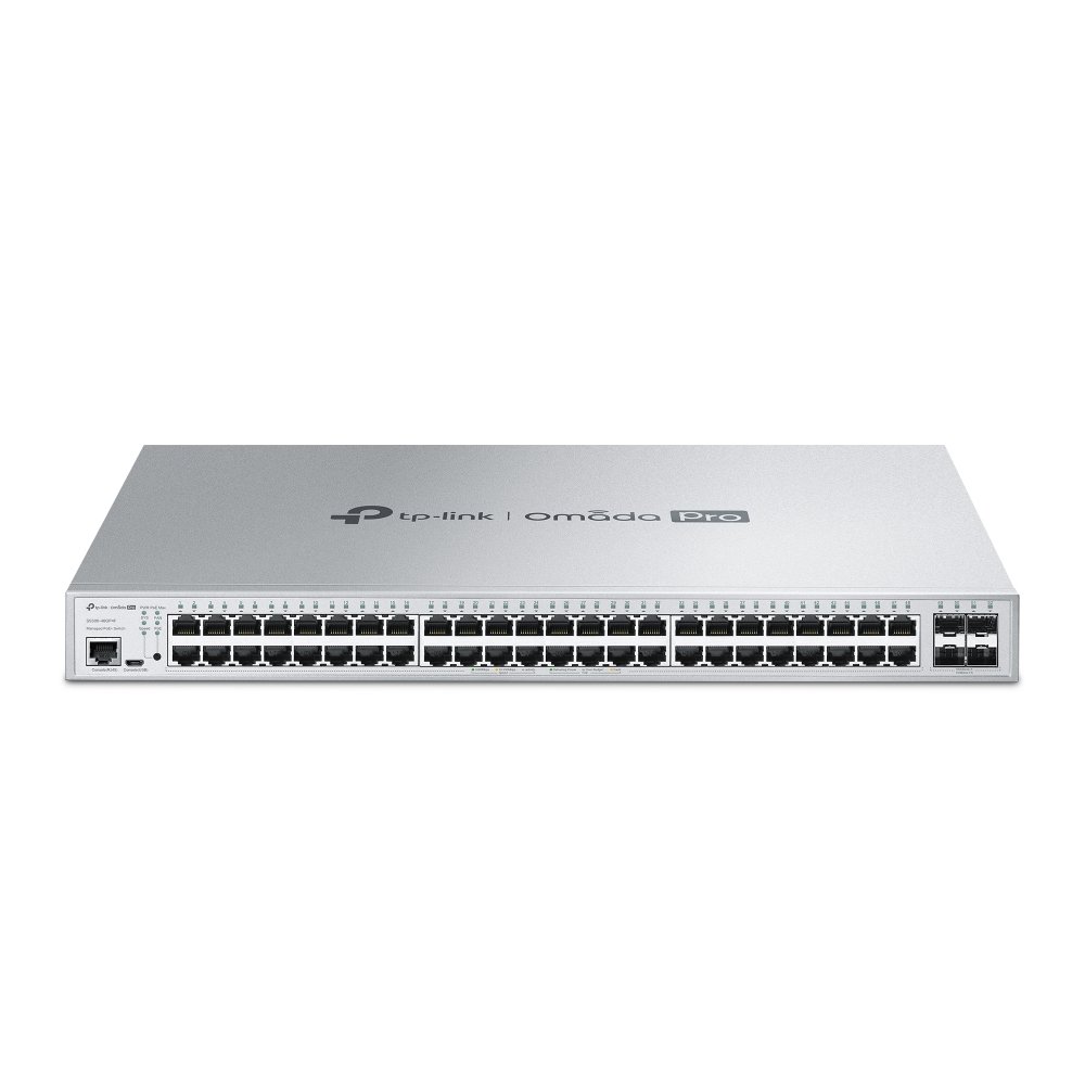TP-Link Omada Pro 48-Port PoE+ Gigabit L2+ Managed Switch with 4 SFP Slots S5500-48GP4F