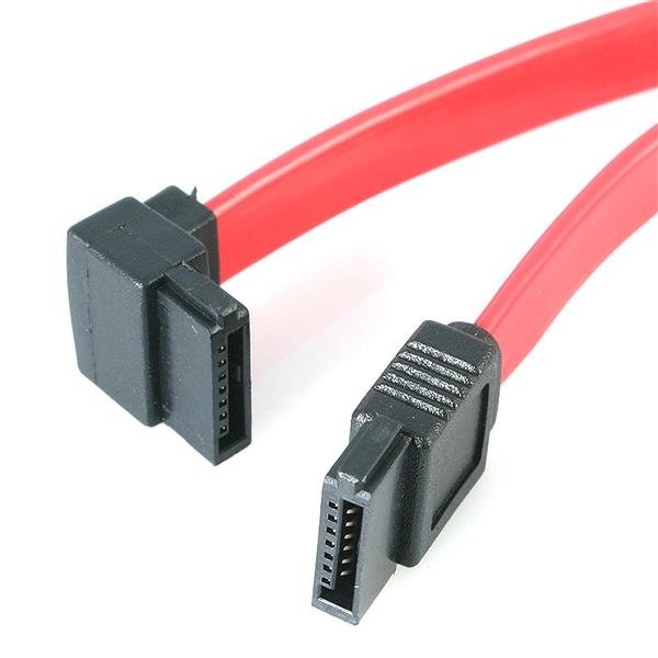 StarTech.com 12in SATA to Left Angle Serial ATA Cable SATA12LA1
