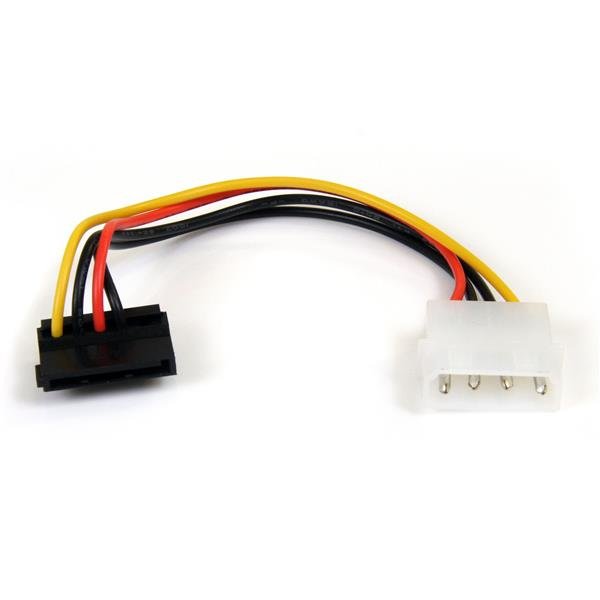 StarTech.com 6in 4 Pin LP4 to Right Angle SATA Power Cable Adapter SATAPOWADAPR