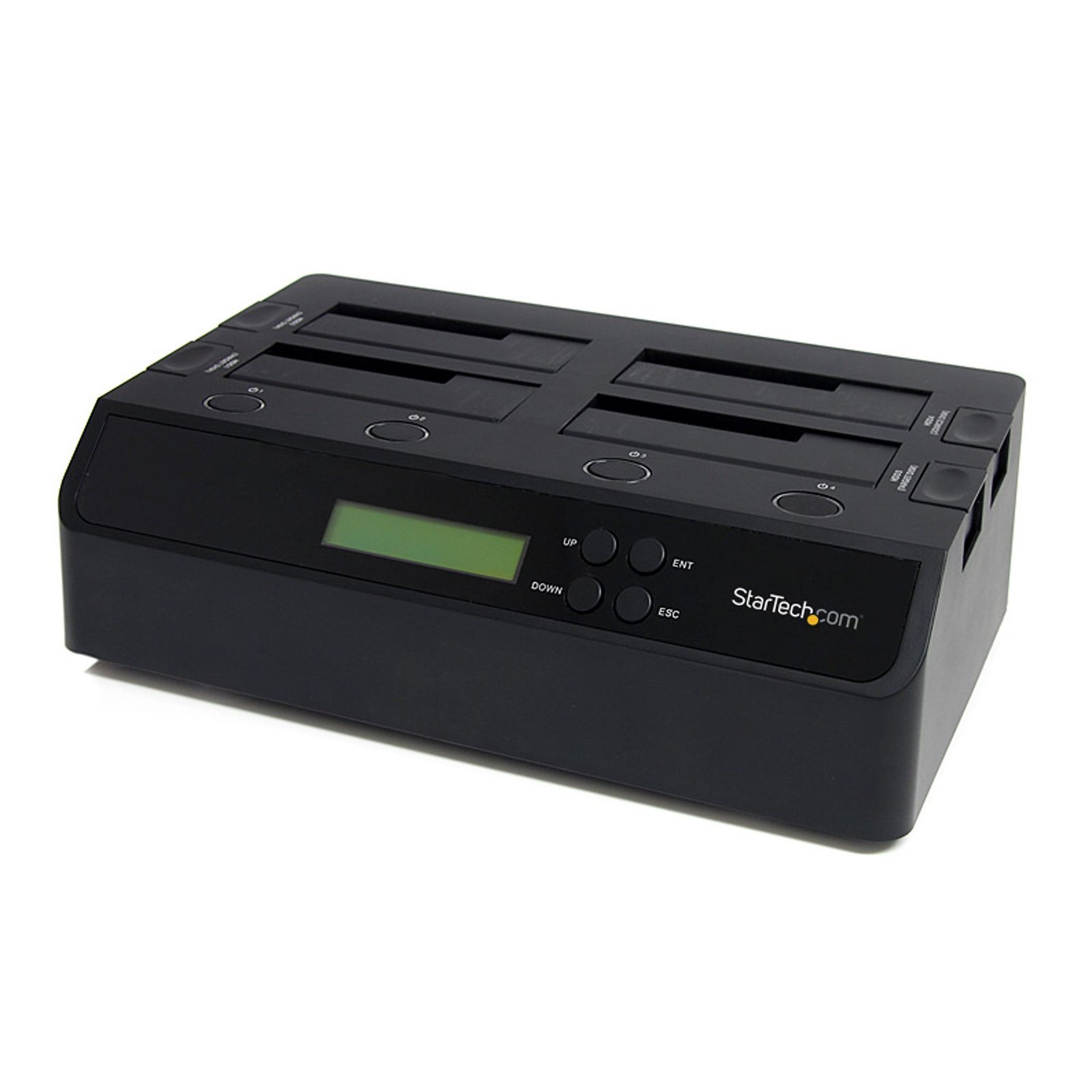 StarTech.com 4-Bay Hard Drive Duplicator and Eraser, Standalone 1:3 SATA HDD/SSD Cloner/Copier, USB SATDOCK4U3RE