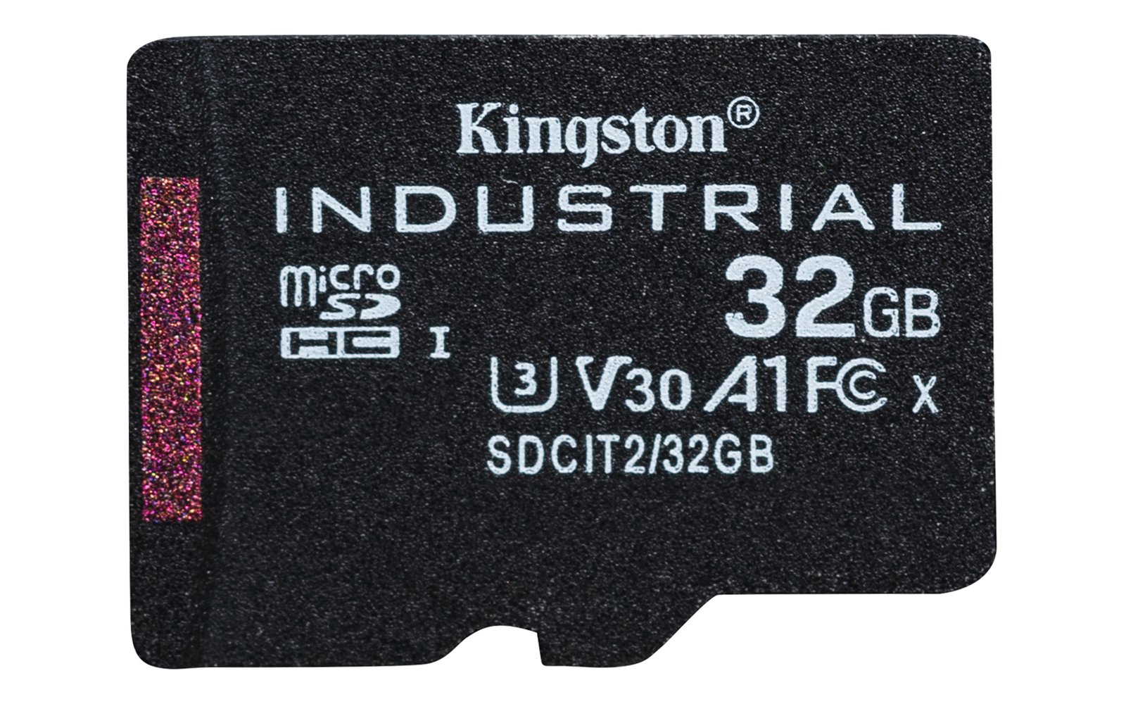 Kingston Technology 32GB microSDHC Industrial C10 A1 pSLC Card Single Pack w/o Adapter SDCIT2/32GBSP