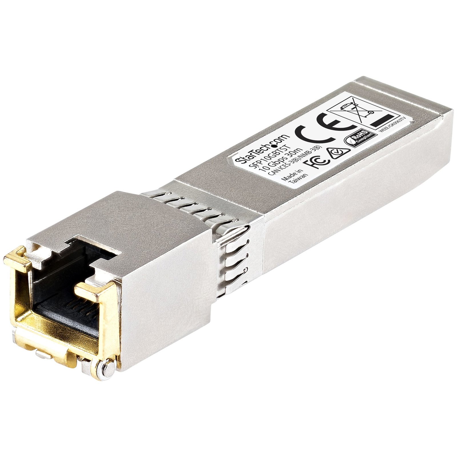 StarTech.com Cisco SFP-10GB-TC Compatible SFP+ Module - 10GBASE-T - to RJ45 Cat6/Cat5e - 10GE SFP10GBTCST
