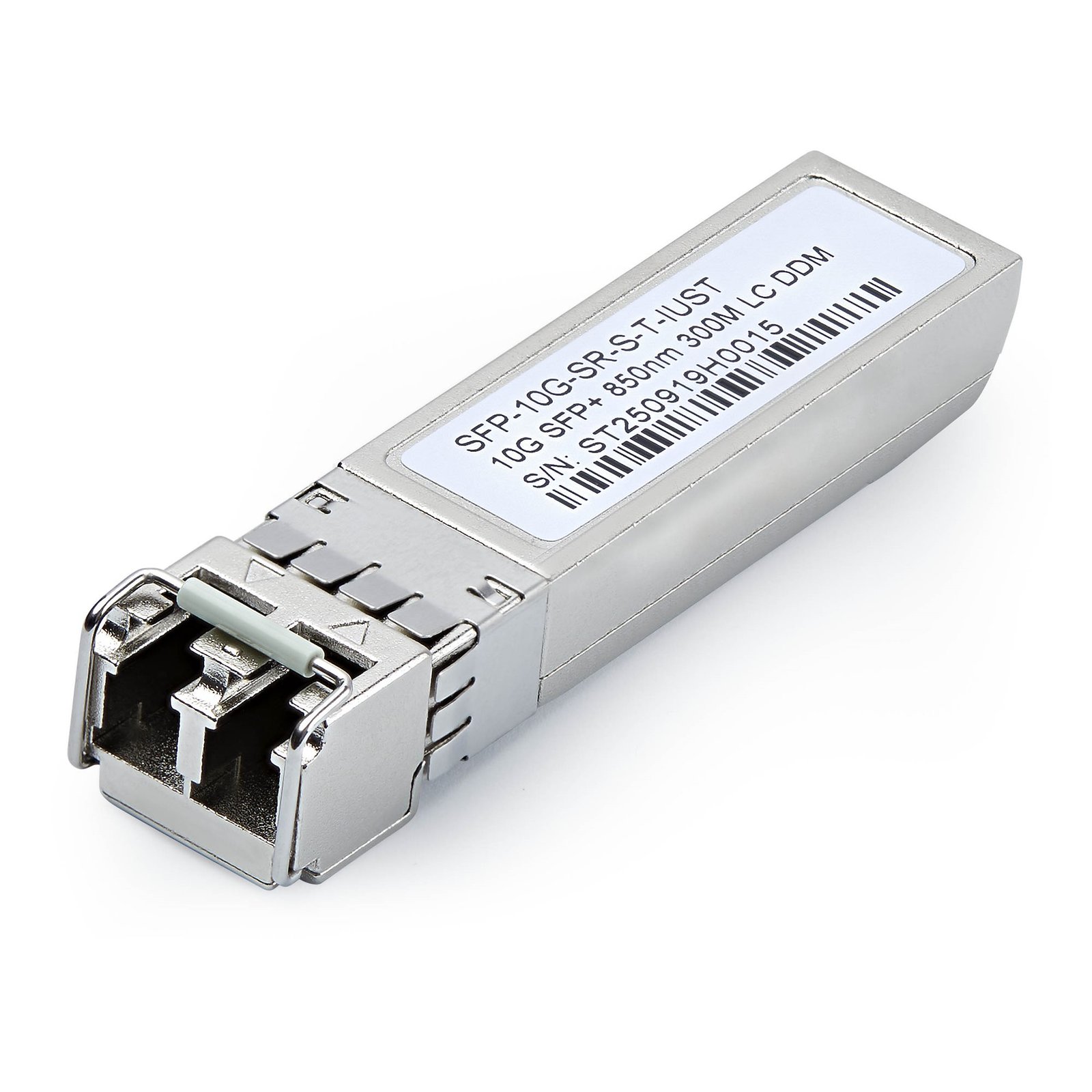 StarTech.com Uncoded SFP+ Module, Industrial Temperature Range, 10Gbps, Multi Mode Fiber (MMF), SFP-10G-SR-S-T-IUST