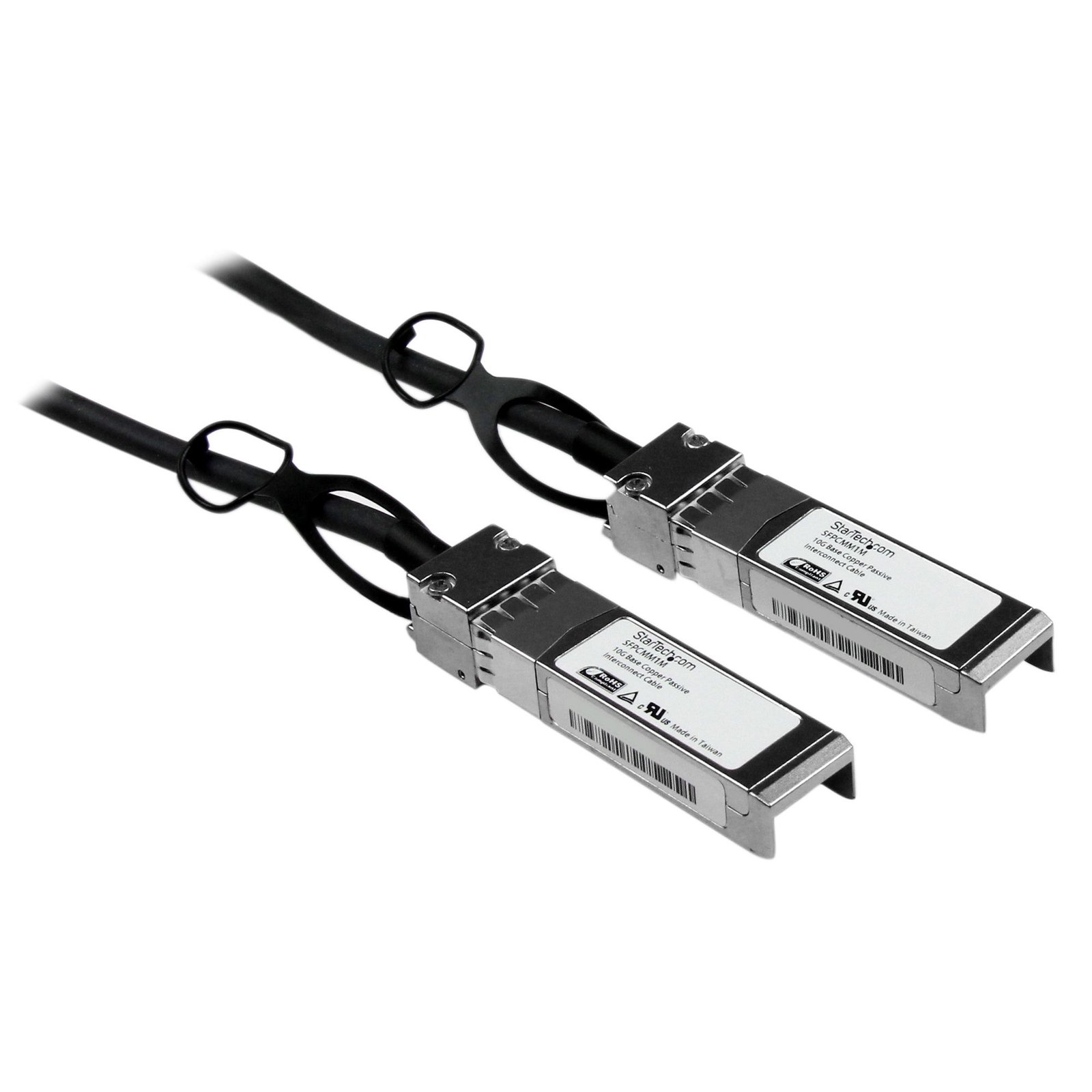 StarTech.com Cisco SFP-H10GB-CU1M Compatible 1m 10G SFP+ to Direct Attach Cable Twinax - 10GbE SFPCMM1M