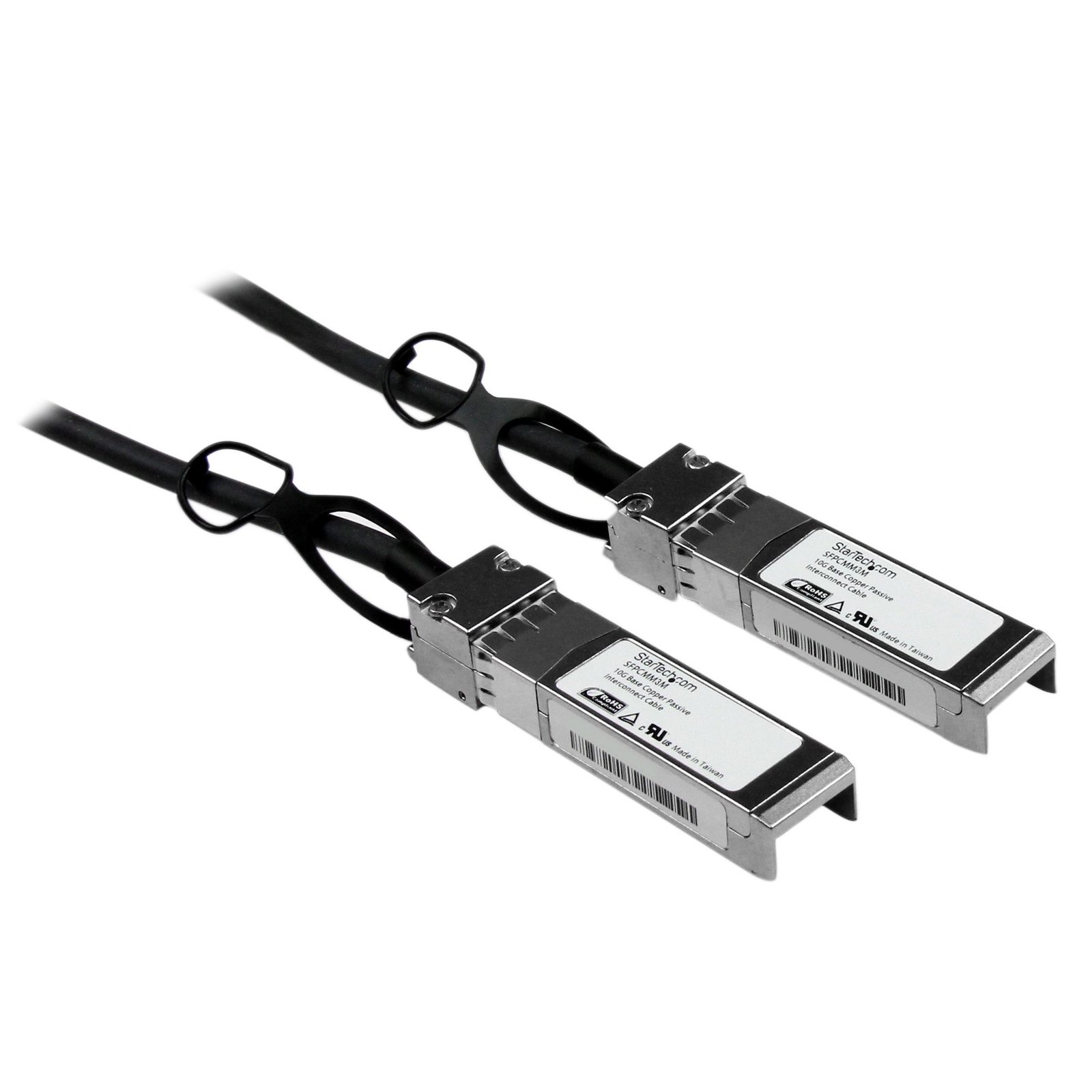 StarTech.com Cisco SFP-H10GB-CU3M Compatible 3m 10G SFP+ to Direct Attach Cable Twinax - 10GbE SFPCMM3M