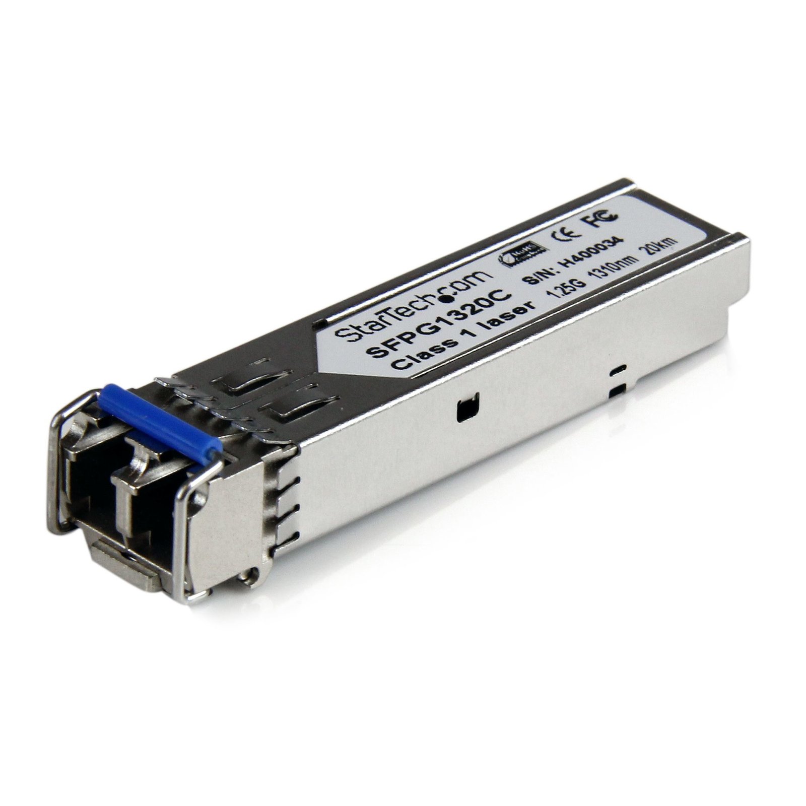 StarTech.com Cisco GLC-LH-SMD Compatible SFP Module - 1000BASE-LH - 1GbE Single Mode Fiber SMF SFPG1320C