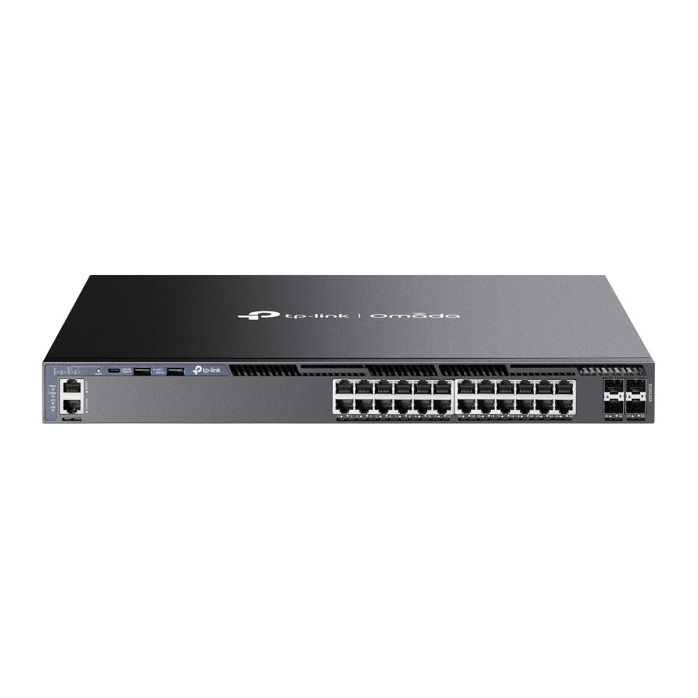 TP-Link Omada 24-Port Gigabit Stackable L3 Managed Switch with 4 10G Slots SG6428X