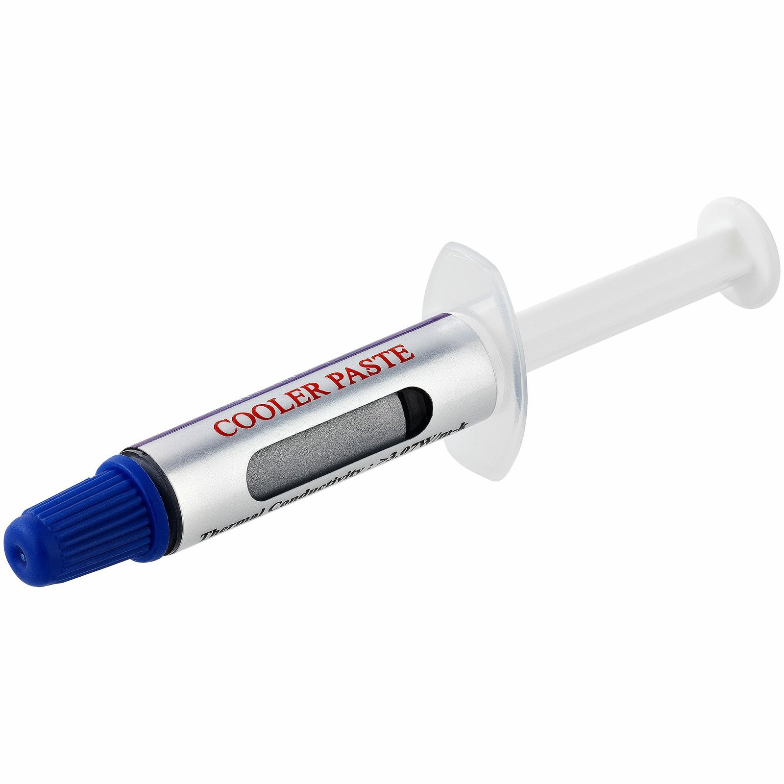 StarTech.com Thermal Paste, Metal Oxide Compound, Re-sealable Syringe (1.5g), CPU Heat Sink Grease SILVGREASE1