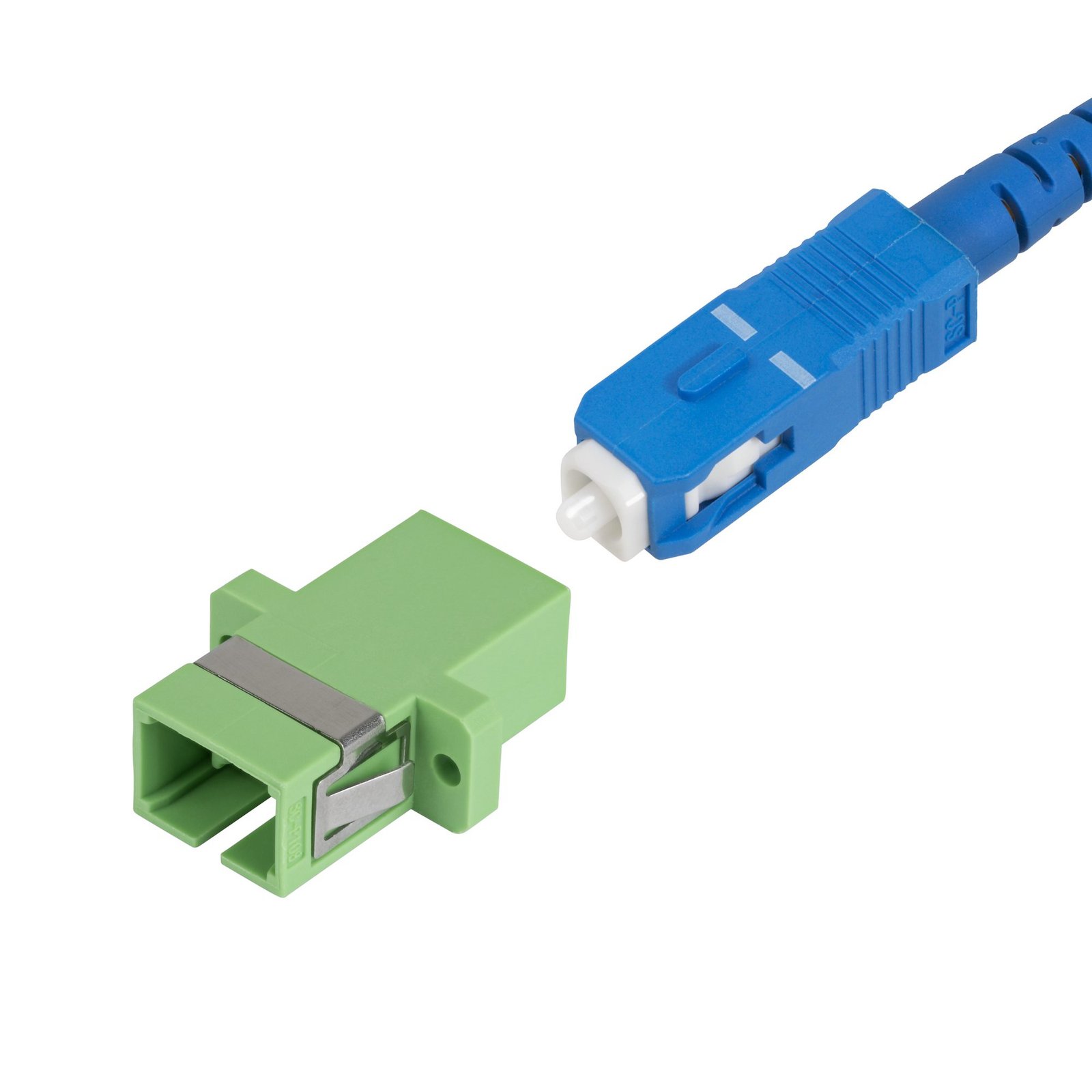 StarTech.com SC to Coupler 10 Pack, OS2 Single Mode Fiber Optic with Flange, SC/APC Simplex Adapter SIMPLEXSCAPCF