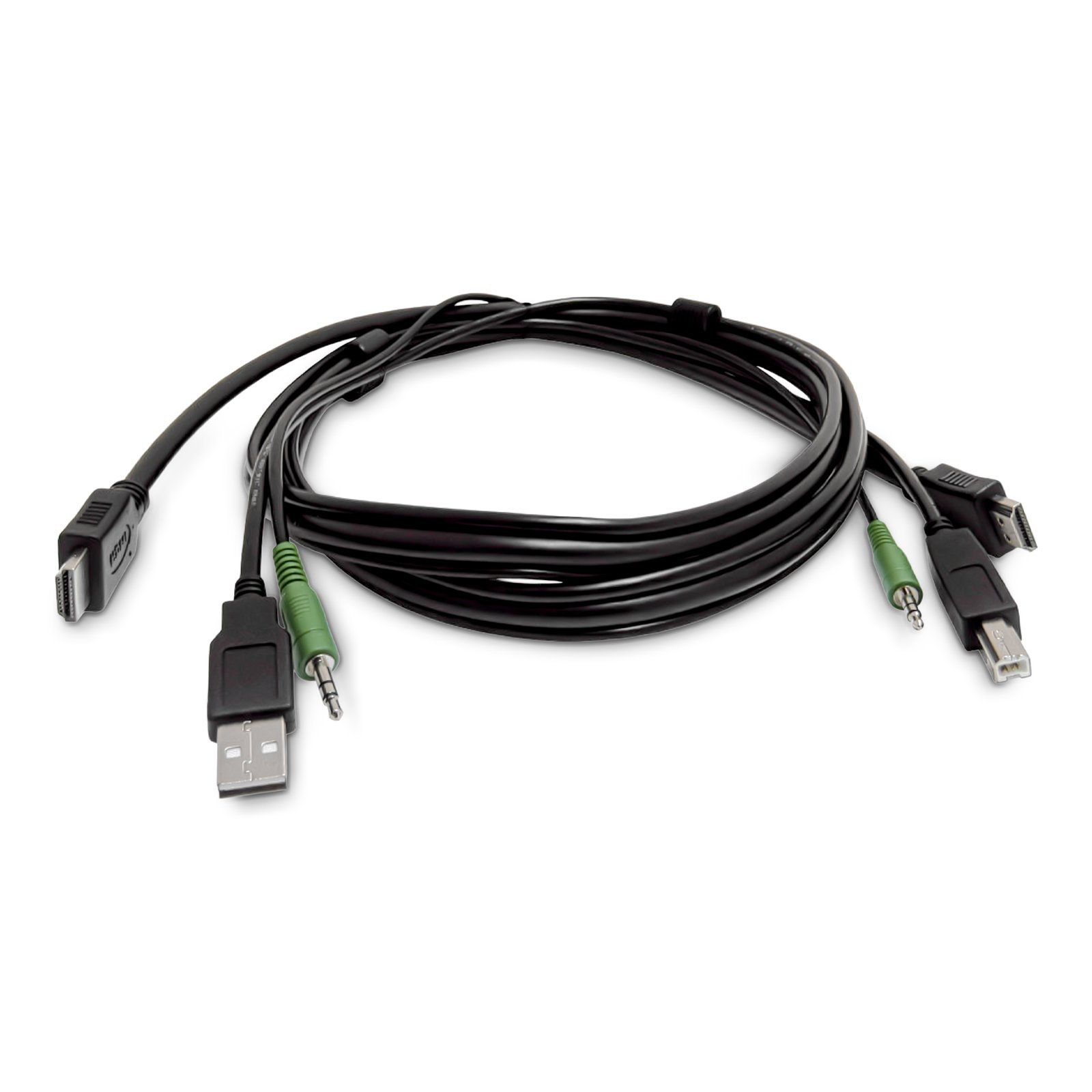 StarTech.com 6ft (1.8m) HDMI KVM Cable, USB 2.0, 3.5mm Audio, Universally Compatible Combo for SKHDMMKVM-06-TAA