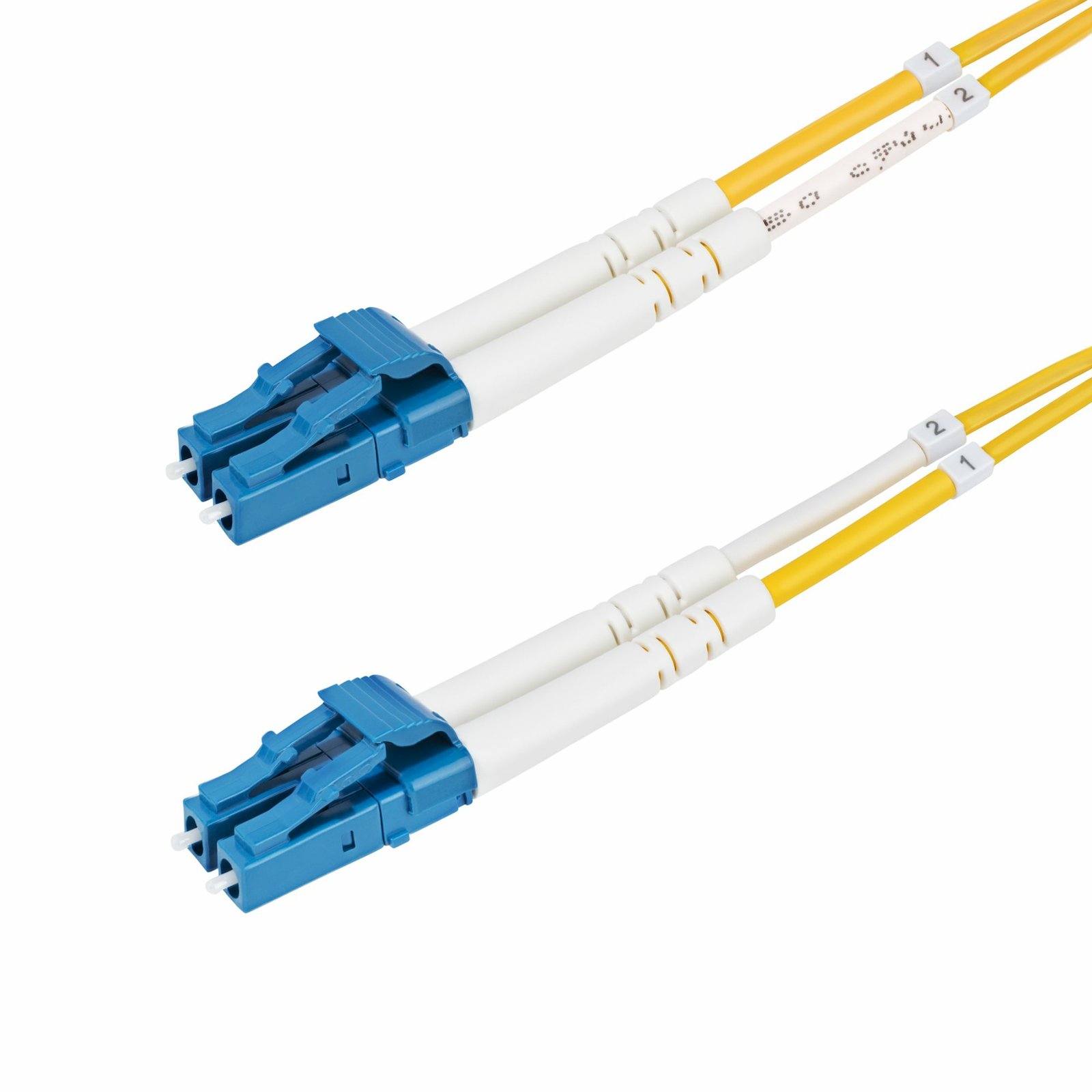 StarTech.com 7m (22.9ft) LC to (UPC) OS2 Single Mode Duplex Fiber Optic Cable, 9/125µm, 100G, Bend SMDOS2LCLC7M
