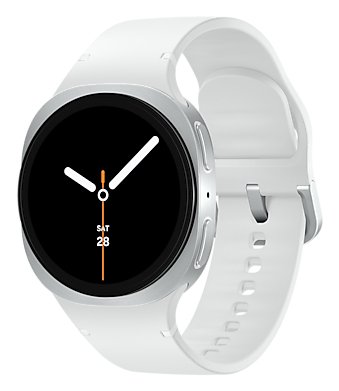 Samsung Galaxy Watch8 3.3 cm (1.3") AMOLED 40 mm Digital 438 x pixels Touchscreen Silver Wi-Fi GPS SM-L320NZSAXAA