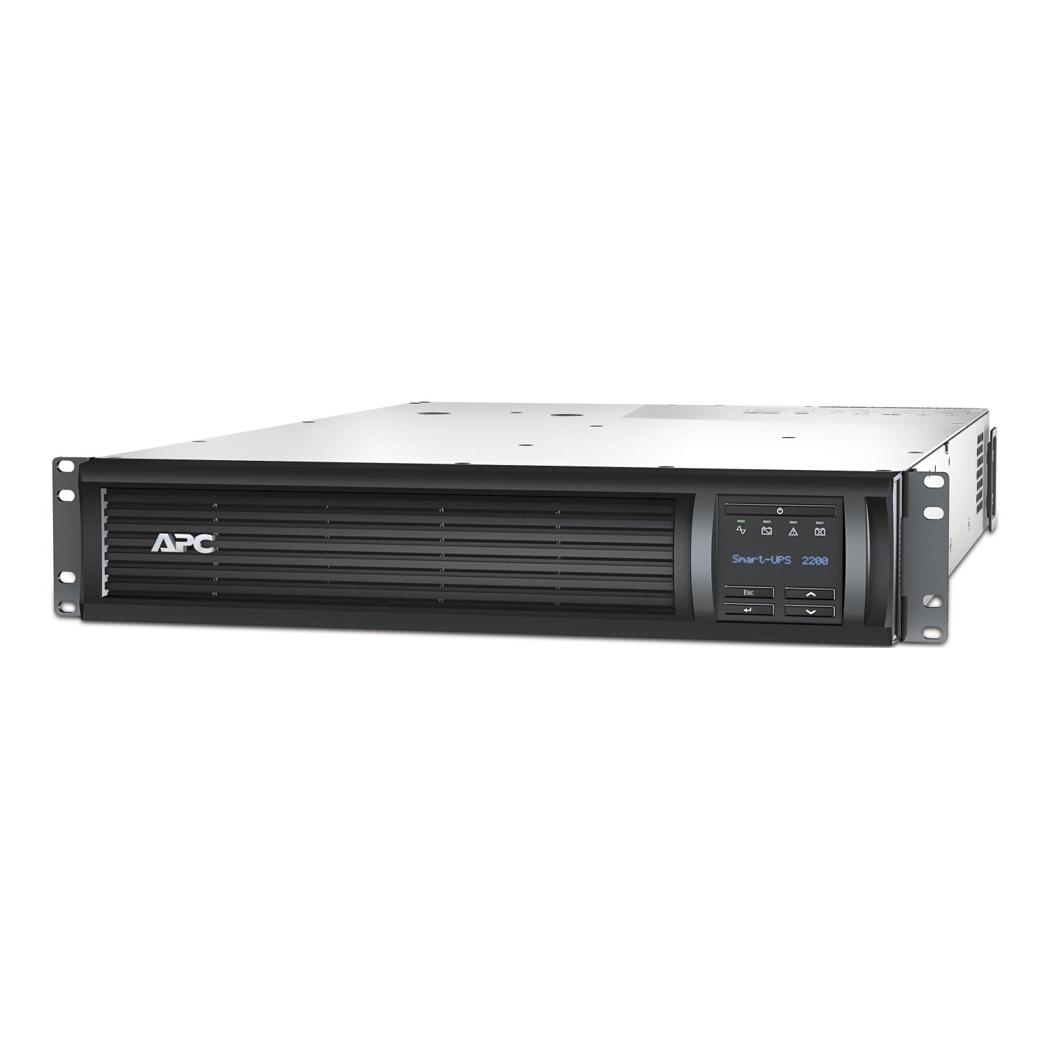 APC by Schneider Electric Smart-UPS, Line Interactive, 2200VA, Rackmount, 120V, 10x NEMA 5-15R SMT2200R2X167