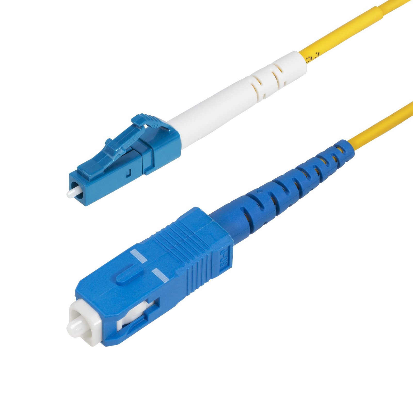 StarTech.com 2m (6.6ft) LC to SC (UPC) OS2 Single Mode Simplex Fiber Optic Cable, 9/125µm, SPSMLCSC-OS2-2M