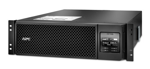 APC by Schneider Electric Smart-UPS On-Line, 5kVA, Rackmount 3U, 208V/230V, Hard wire SRT5KRMXLW-HW