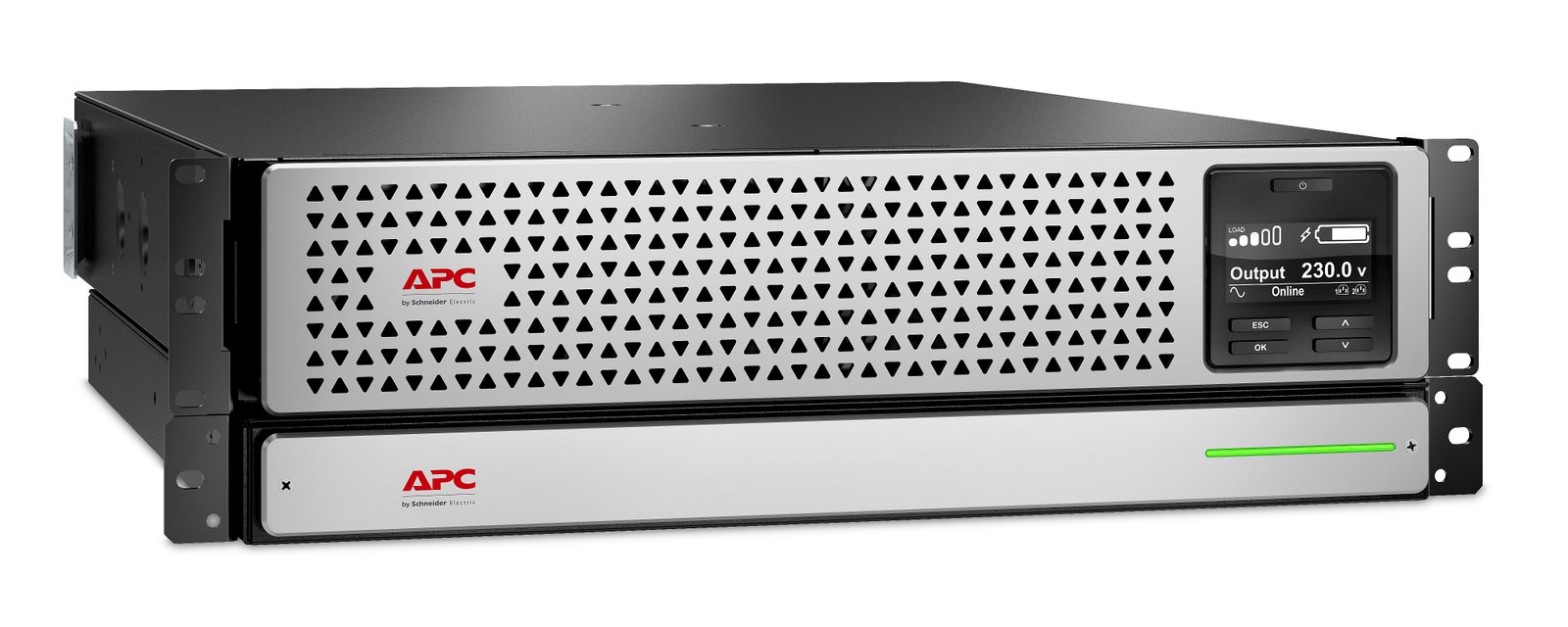 APC by Schneider Electric Smart-UPS On-Line, 1500VA, Rackmount 3U, 230V, 8x C13 IEC outlets, SRTL1500RMXLI-NC