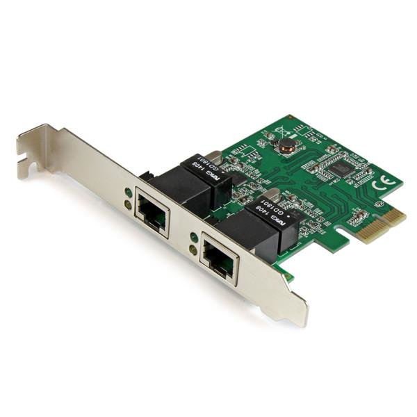 StarTech.com Dual Port Gigabit PCI Express Server Network Adapter Card - PCIe NIC ST1000SPEXD4