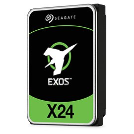 Seagate Exos X24 internal hard drive 12 TB 7200 RPM 512 MB 3.5" Serial ATA III ST12000NM002H