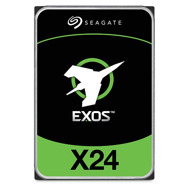 Seagate Exos X24 internal hard drive 24 TB 7200 RPM 512 MB 3.5" Serial ATA ST24000NM002H