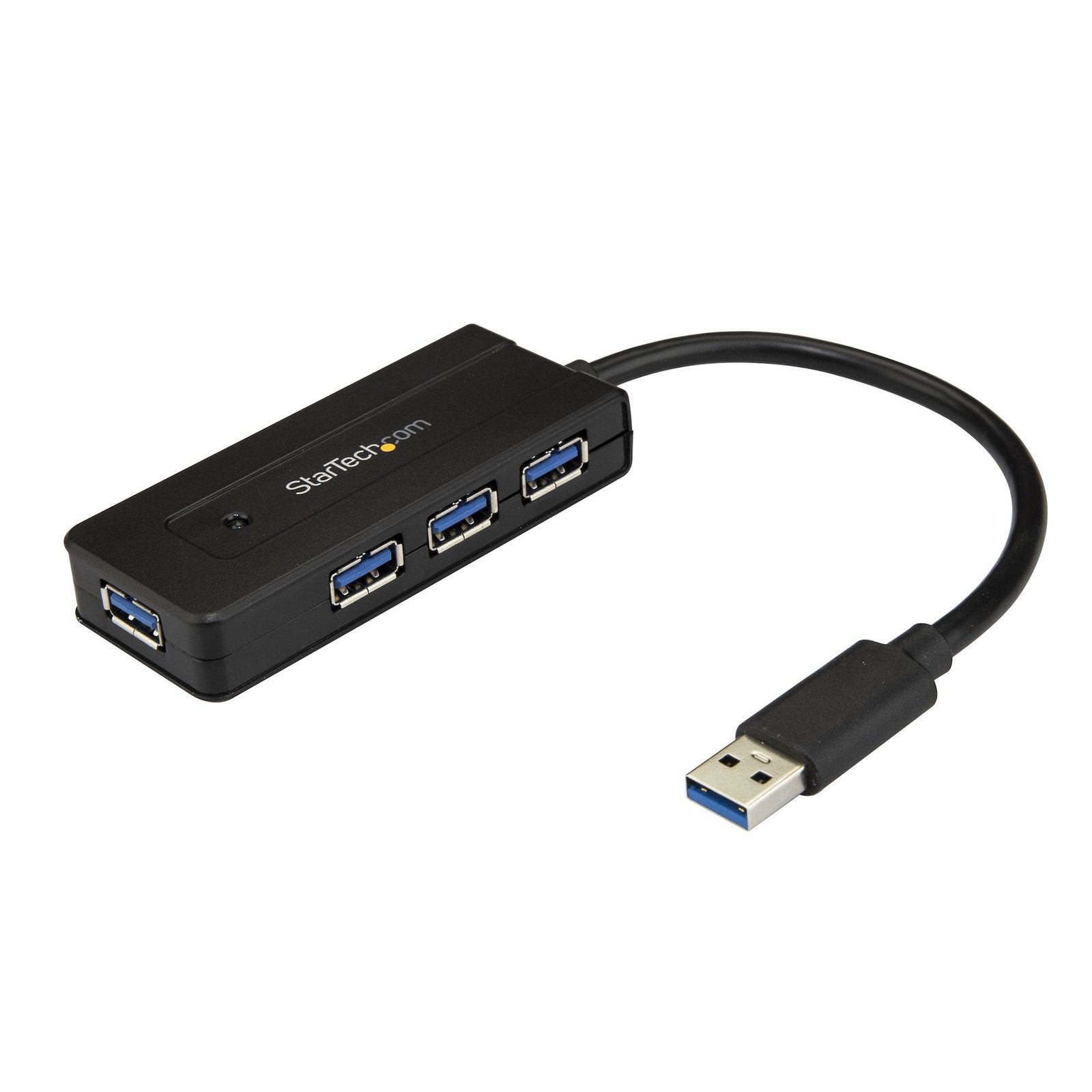 StarTech.com 4 Port USB 3.0 Hub (SuperSpeed 5Gbps) with Fast Charge – Portable 3.2 Gen1 Type-A ST4300MINI