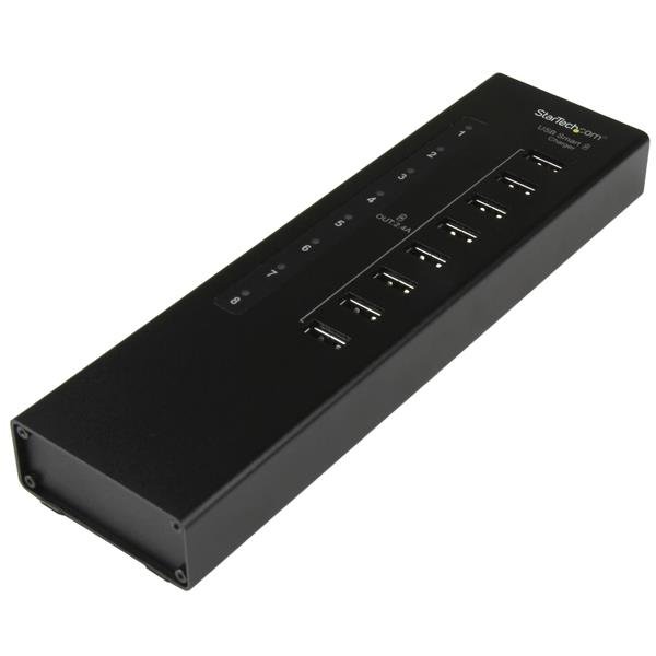 StarTech.com 8-Port Charging Station for USB Devices - 96W/19.2A ST8CU824