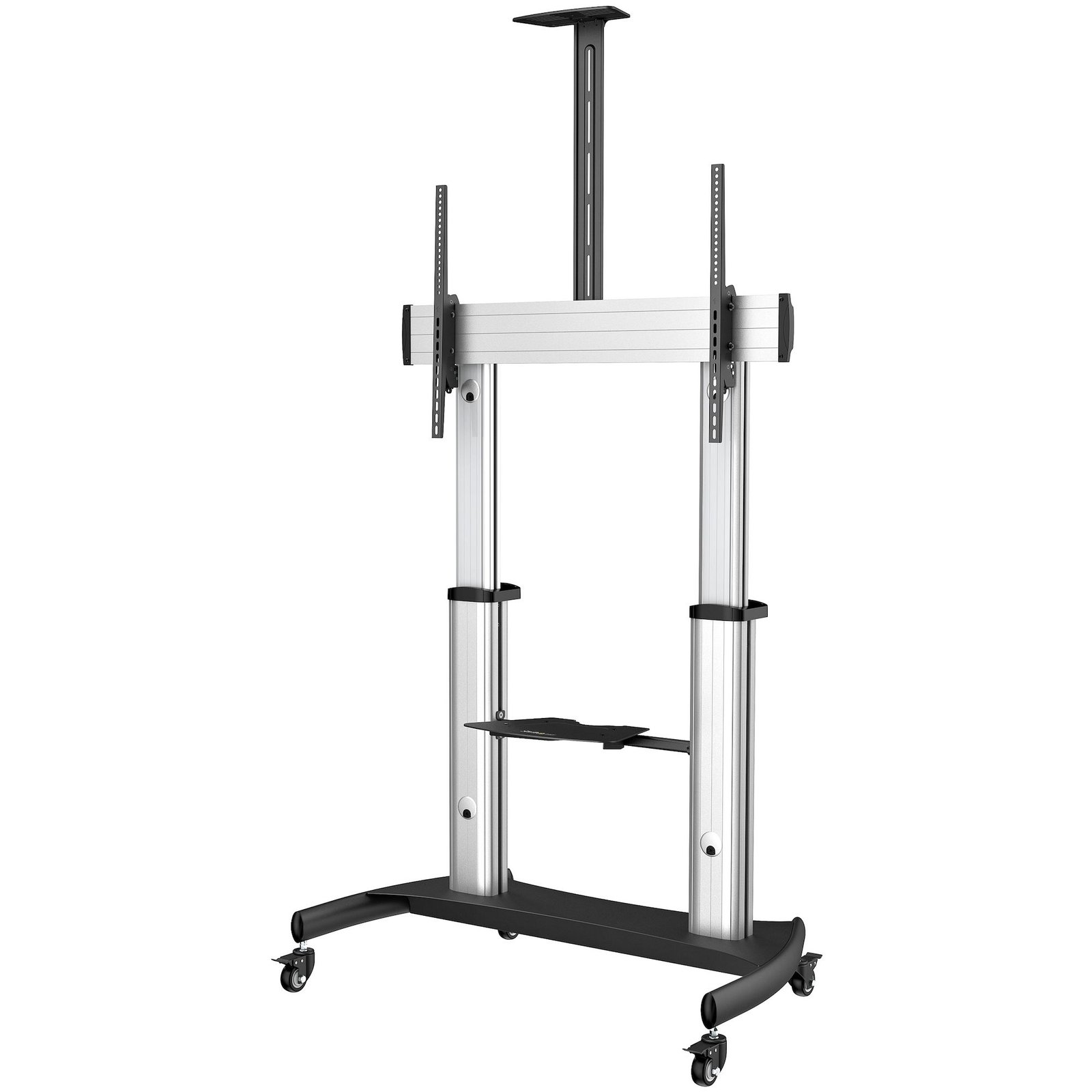 StarTech.com Mobile TV Stand - Heavy Duty Cart for 60-100" Display (100kg/220lb) - Height STNDMTV100