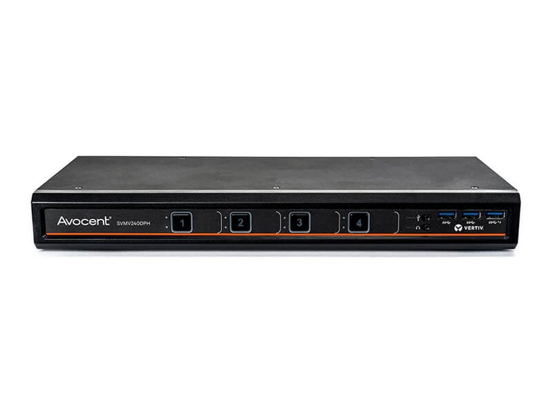 Vertiv Avocent MultiViewer SVMV280DPH KVM switch Black SVMV280DPH-400