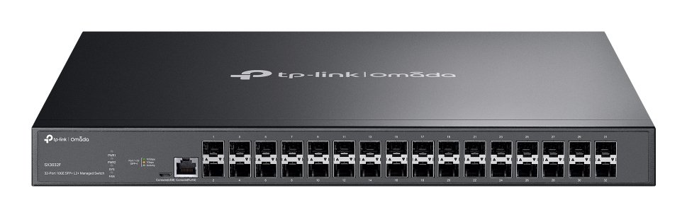 TP-Link Omada 32-Port 10GE SFP+ L2+ Managed Switch SX3032F