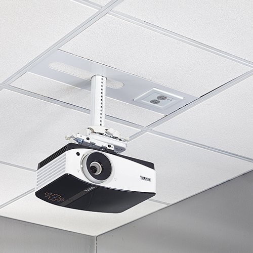 Chief Suspended Ceiling Projector System with 2-Gang Filter & Surge - SYSAUWP2