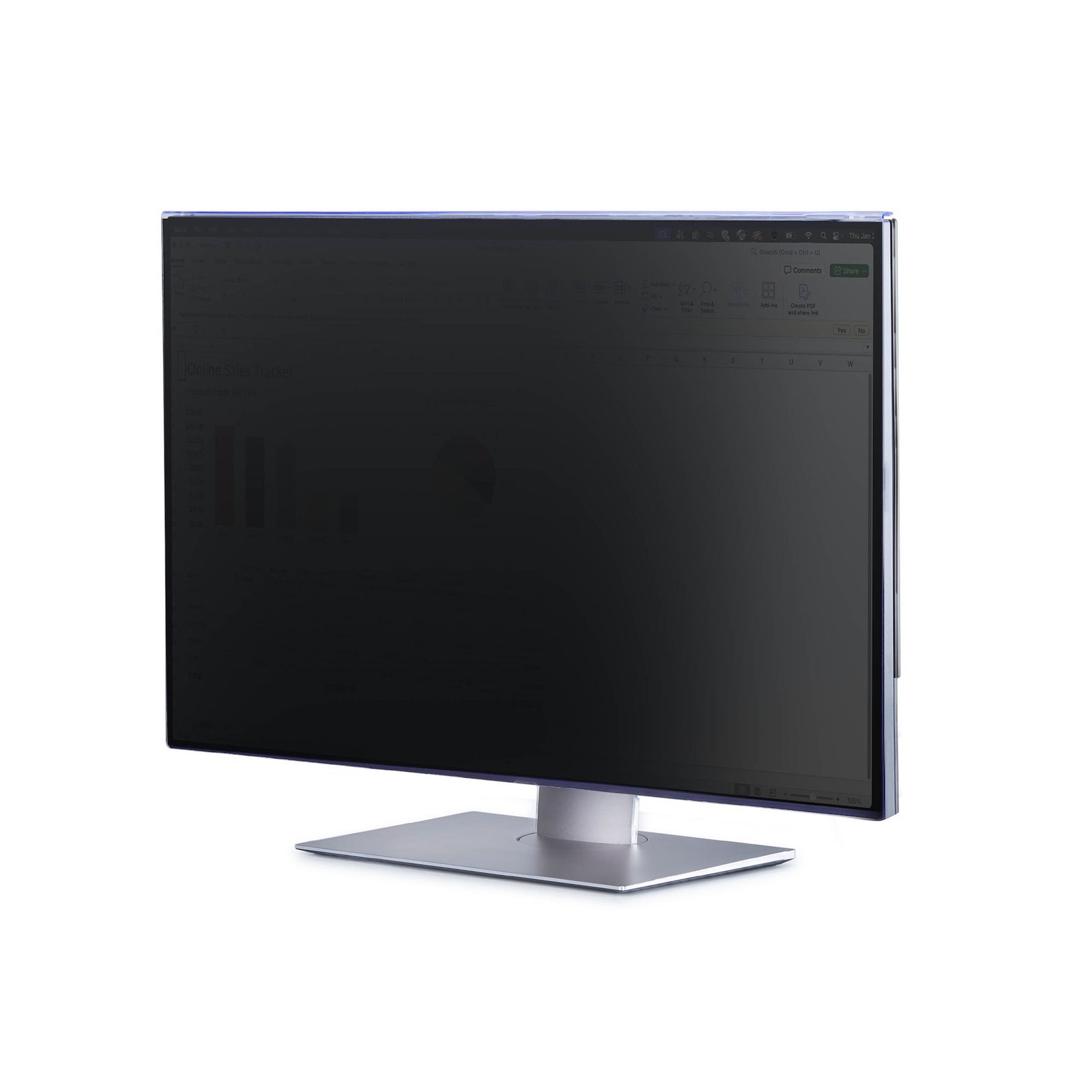 StarTech.com 32-inch 16:9 Computer Monitor Privacy Screen, Hanging Acrylic Filter, Quick-Install 3269A-PRIVACY-SCREEN