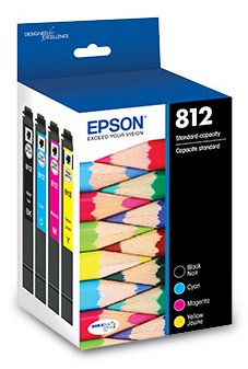 Epson 812 ink cartridge 4 pc(s) Original Standard Yield Black, Cyan, Magenta, Yellow T812120-BCS