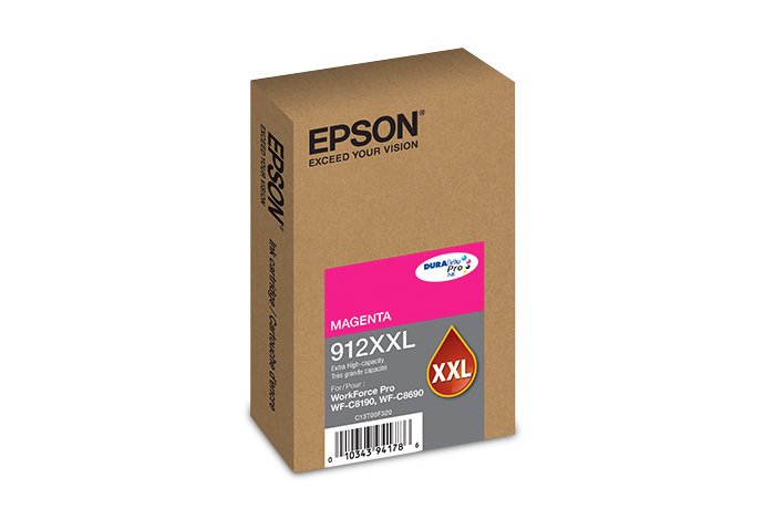 Epson 912XXL ink cartridge 1 pc(s) Original Extra (Super) High Yield Magenta T912XXL320