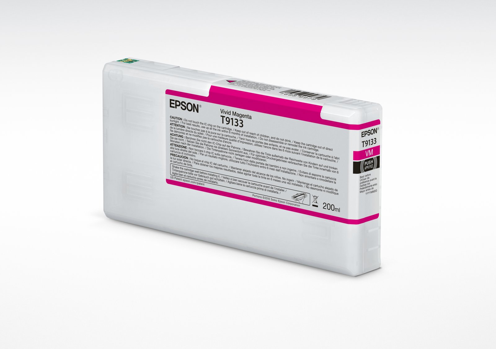 Epson T9133 Vivid Magenta Ink Cartridge (200ml) T913300