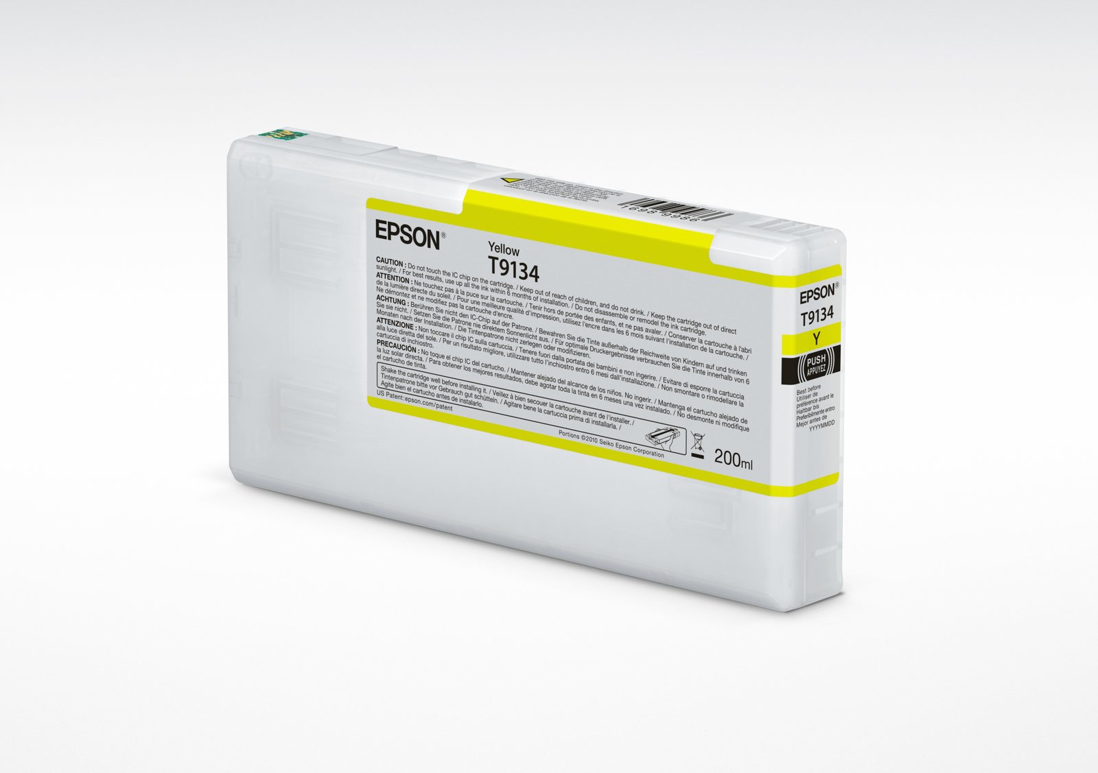 Epson T9134 Yellow Ink Cartridge (200ml) T913400