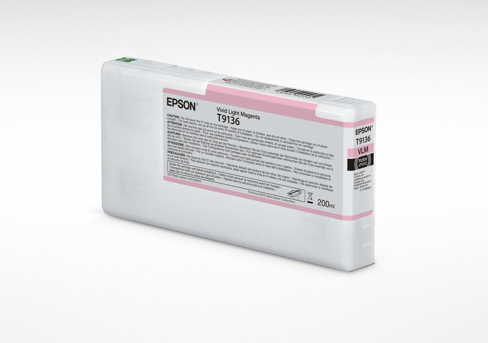 Epson T9136 Vivid Light Magenta Ink Cartridge (200ml) T913600