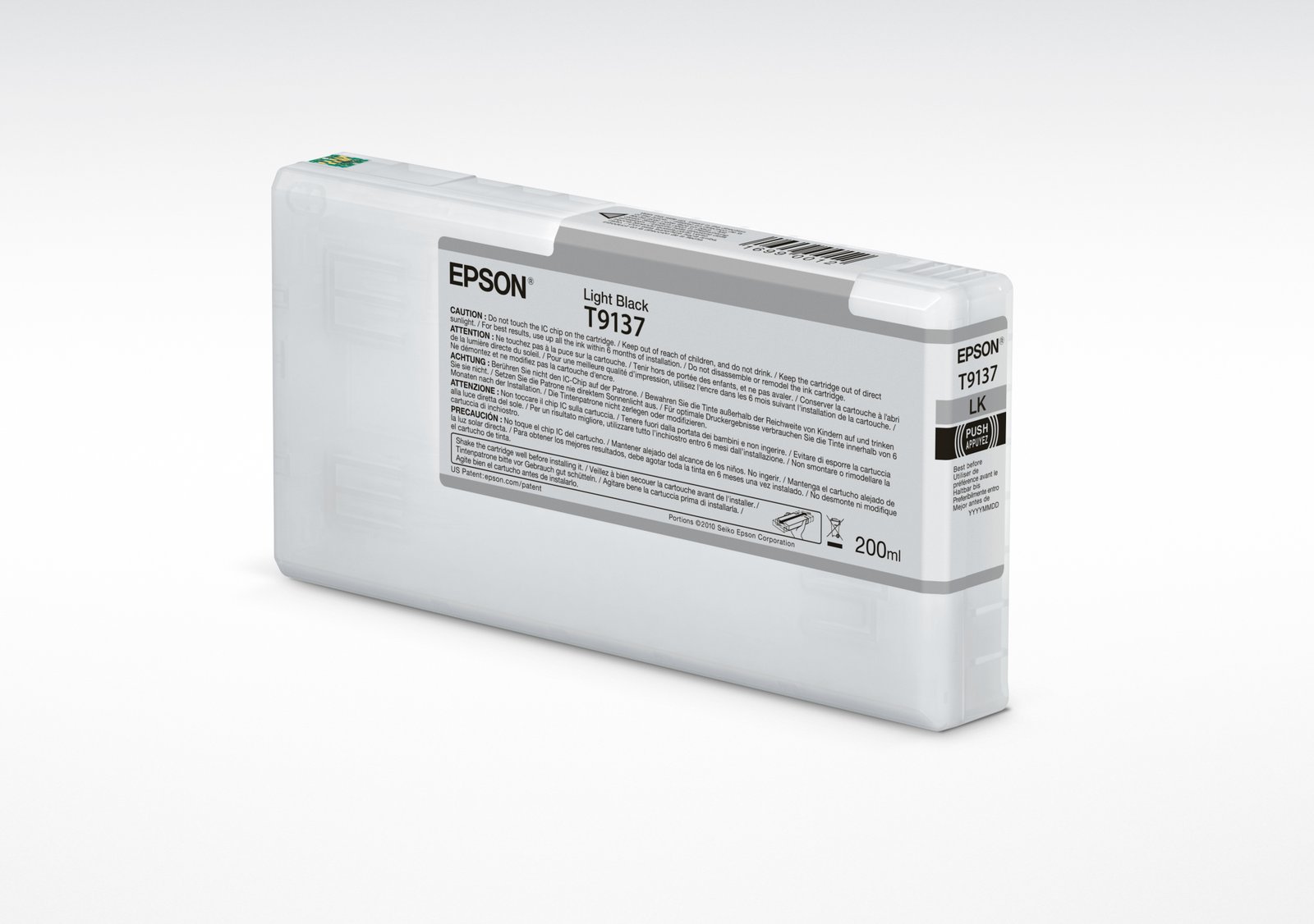 Epson T9137 Light Black Ink Cartridge (200ml) T913700