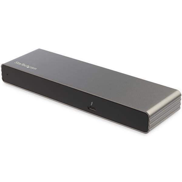 StarTech.com Thunderbolt 3 Dock - Dual 4K 60Hz Monitor TB3 Laptop Docking Station with DisplayPort, TB3DK2DHV