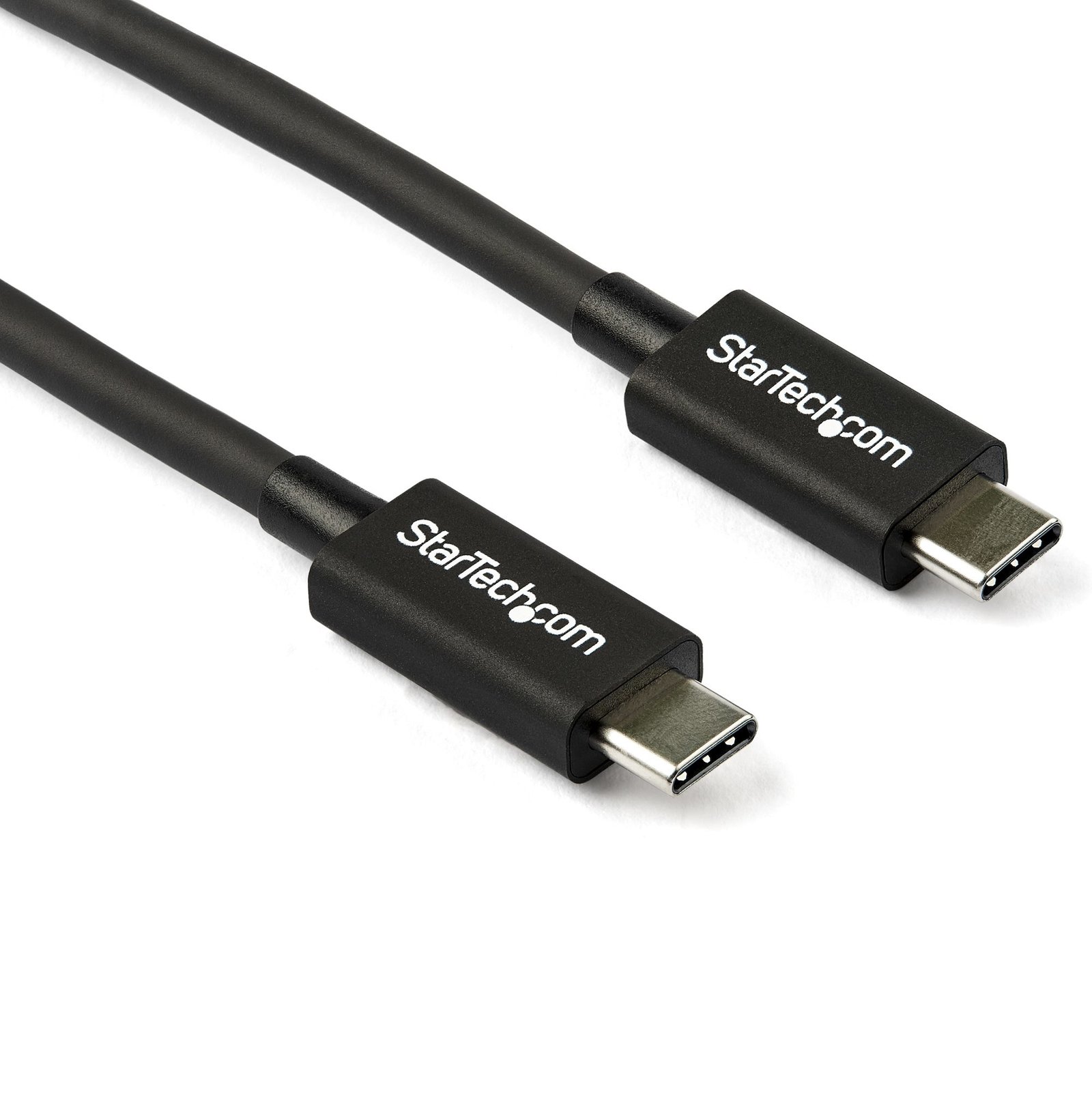 StarTech.com 2.6ft (80cm) Thunderbolt 3 Cable, 40Gbps, 100W PD, 4K/5K, Certified, Compatible with TBLT34MM80CM