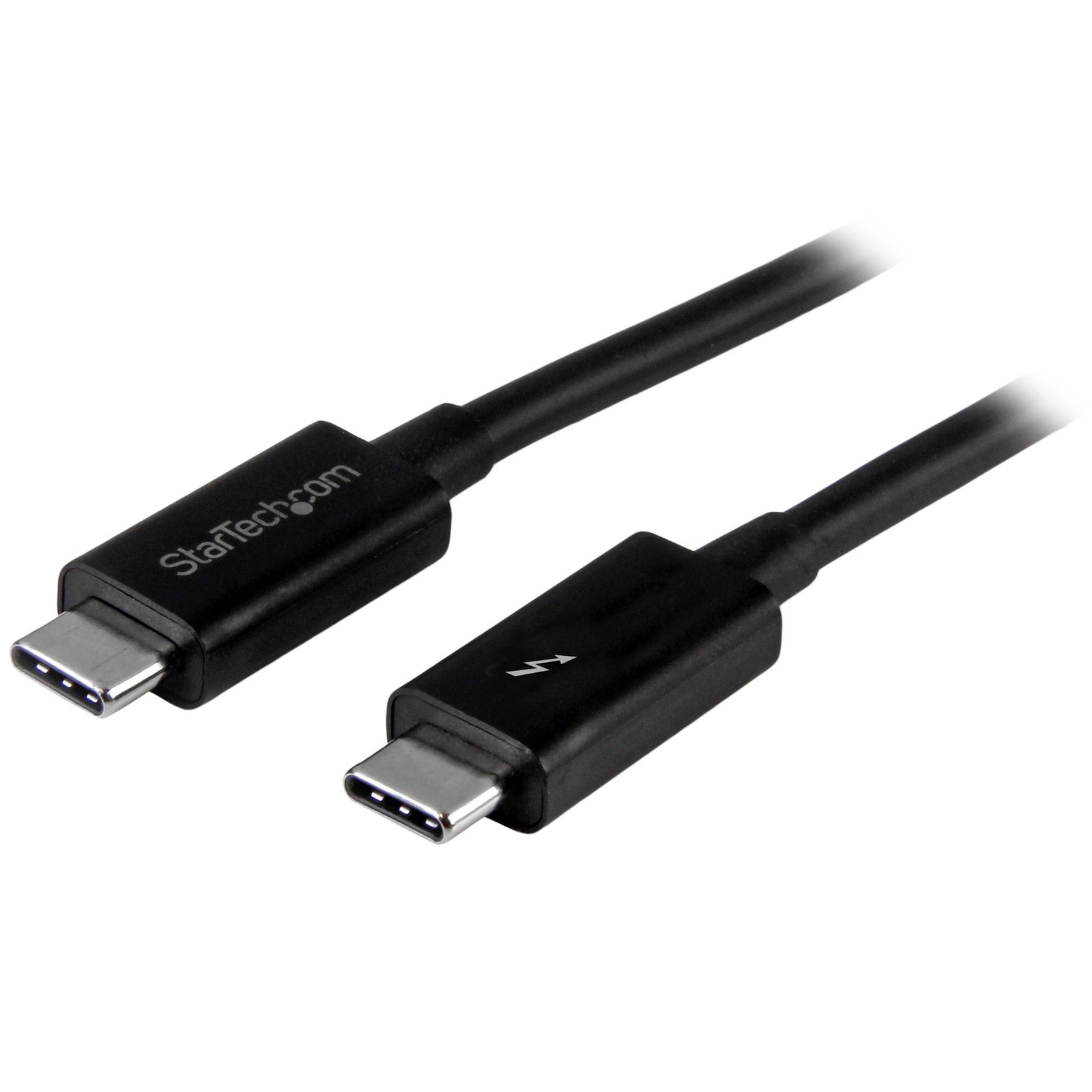 StarTech.com 3.3ft (1m) Thunderbolt 3 Cable, 20Gbps, 100W PD, 4K, Certified, Compatible with 4/USB TBLT3MM1M