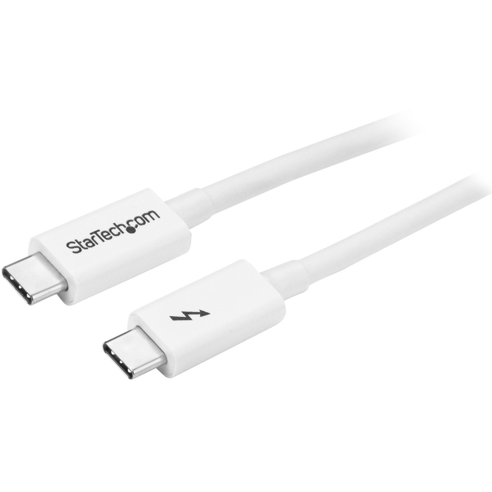 StarTech.com 3.3ft (1m) Thunderbolt 3 Cable, 20Gbps, 100W PD, 4K, Certified, Compatible with 4/USB TBLT3MM1MW